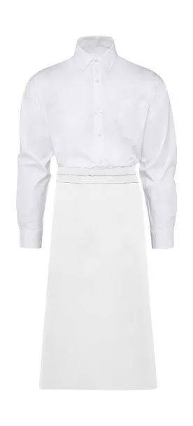  Rome Medium Length Bistro Apron - SG Accessories - BISTRO Bijela