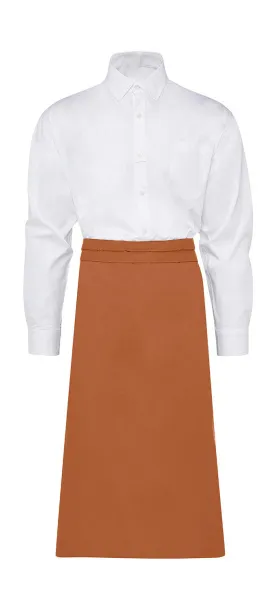  Rome Medium Length Bistro Apron - SG Accessories - BISTRO (Ex JASSZ Bistro) Burnt Orange