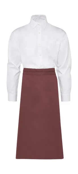  Rome Medium Length Bistro Apron - SG Accessories - BISTRO (Ex JASSZ Bistro) Terracotta