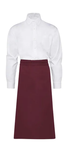 Rome Medium Length Bistro Apron - SG Accessories - BISTRO Burgundy