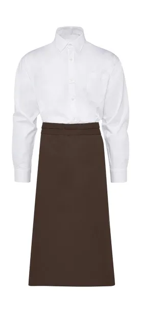  Rome Medium Length Bistro Apron - SG Accessories - BISTRO (Ex JASSZ Bistro) Brown