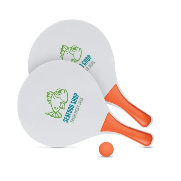 MATCH Beach tennis set Orange