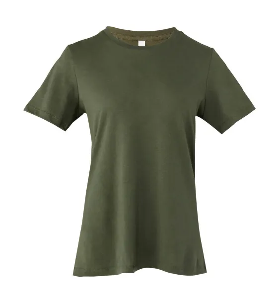  Women's Relaxed Jersey Short Sleeve Tee - Bella+Canvas Military Green