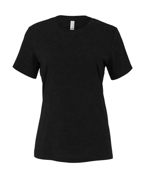  Women's Relaxed Jersey Short Sleeve Tee - Bella+Canvas Black Heather