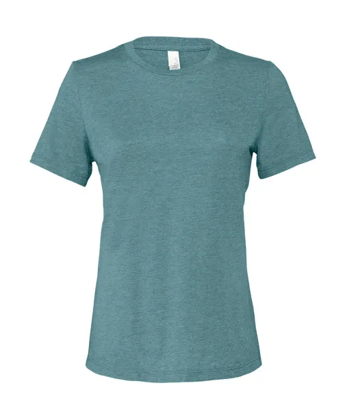  Women's Relaxed Jersey Short Sleeve Tee - Bella+Canvas Heather Deep Teal