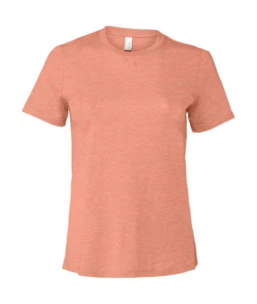  Women's Relaxed Jersey Short Sleeve Tee - Bella+Canvas Heather Sunset