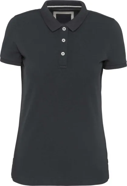  LADIES' VINTAGE SHORT SLEEVE POLO SHIRT - Kariban Vintage Charcoal