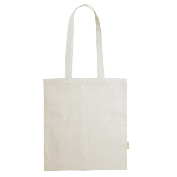  Recycled cotton shopping bag, 120 g/m2 beige