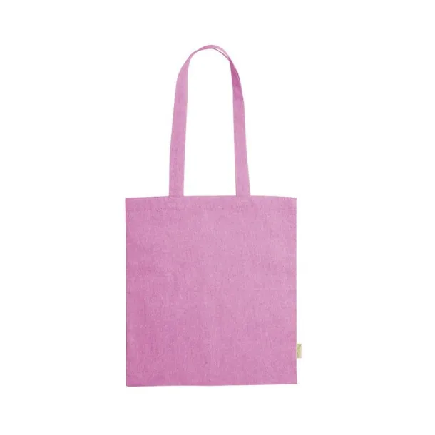  Recycled cotton shopping bag, 120 g/m2 pink