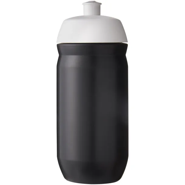 HydroFlex™ 500 ml sport bottle - Unbranded White Solid black