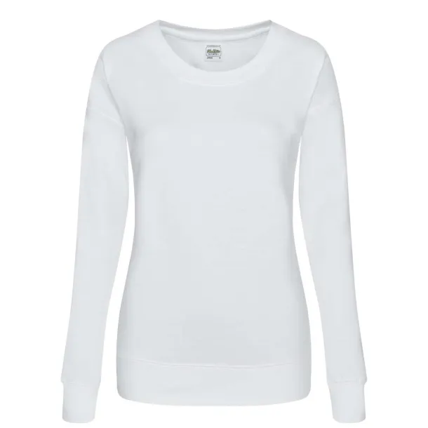  WOMEN'S FASHION SWEAT - Just Hoods White