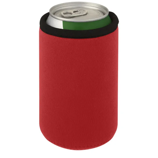 Vrie navlaka za limenku od recikliranog neoprena Crvena
