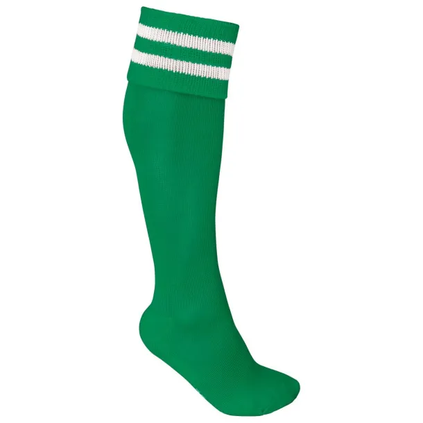  STRIPED SPORTS SOCKS - Proact Sporty Kelly Green White