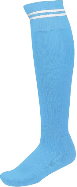  Sportske čarape s prugama - Proact Sporty Sky Blue Bijela