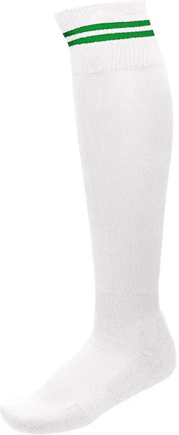  STRIPED SPORTS SOCKS - Proact White Sporty Kelly Green