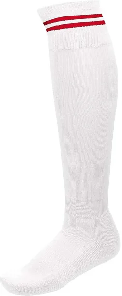  STRIPED SPORTS SOCKS - Proact White Sporty Red