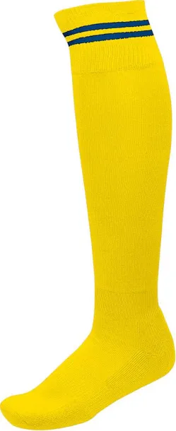  Sportske čarape s prugama - Proact Sporty Yellow Dark Royal Blue