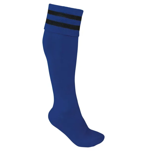  Sportske čarape s prugama - Proact Dark Royal Blue Crna