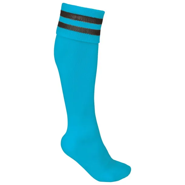  Sportske čarape s prugama - Proact Light Turquoise Tamno siva