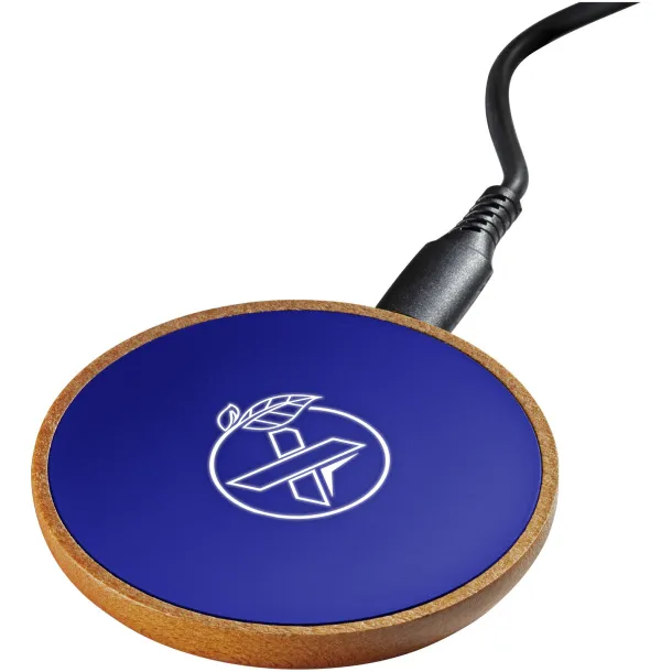 SCX.design W13 10W wooden wireless charging station - SCX.design Reflex blue