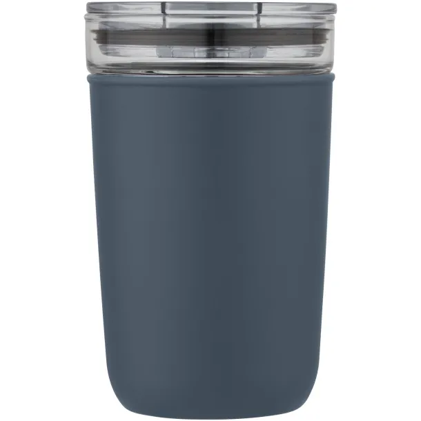 Bello 420 ml glass tumbler with recycled plastic outer wall Ice blue