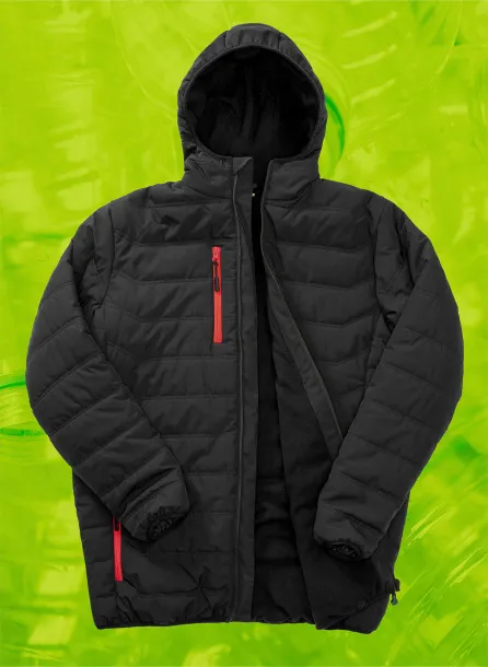  Black Compass Padded Winter Jacket - Result Recycled