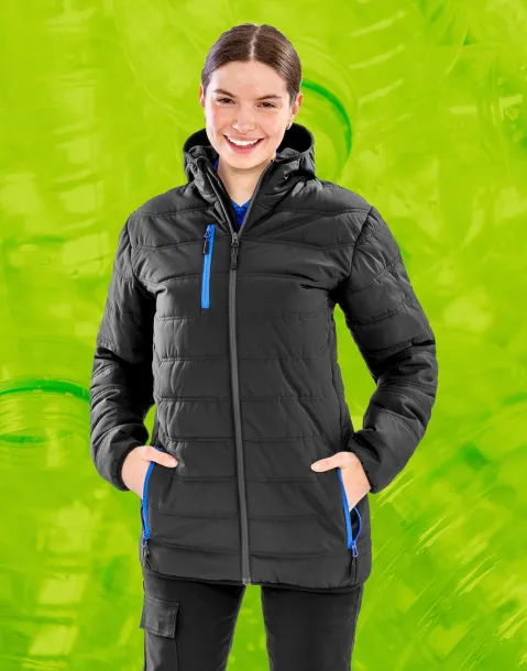  Black Compass Padded Winter Jacket - Result Genuine Recycled