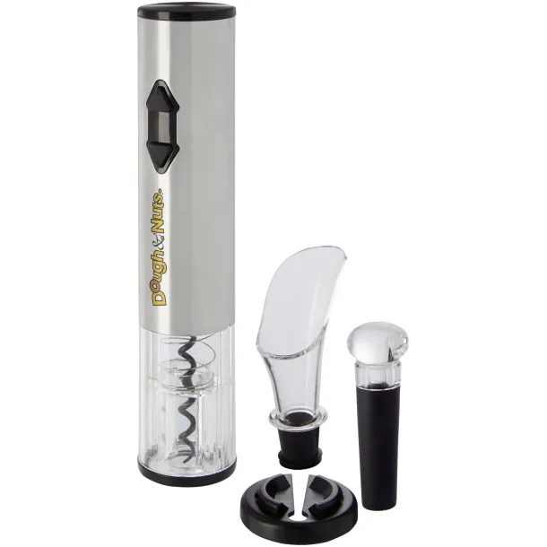 Pino electric wine opener with wine tools - Seasons Silver