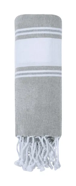 Lainen beach towel Grey