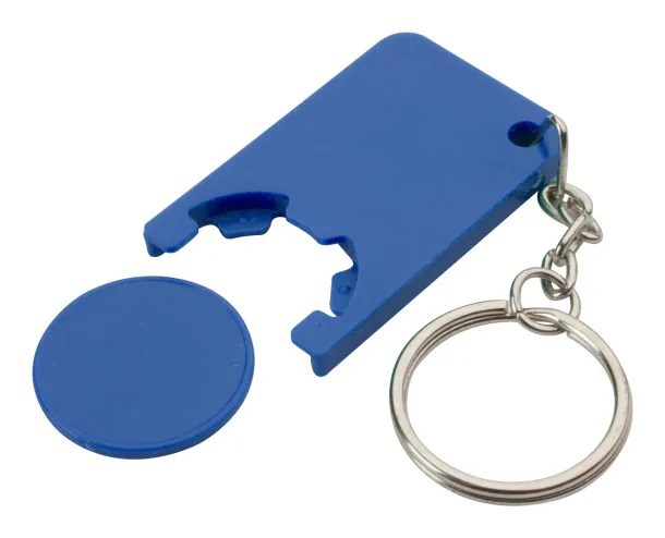 Beka trolley coin keyring Blue