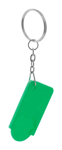 Beka trolley coin keyring Green