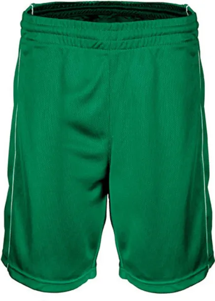  MEN'S BASKETBALL SHORTS - Proact Dark Kelly Green