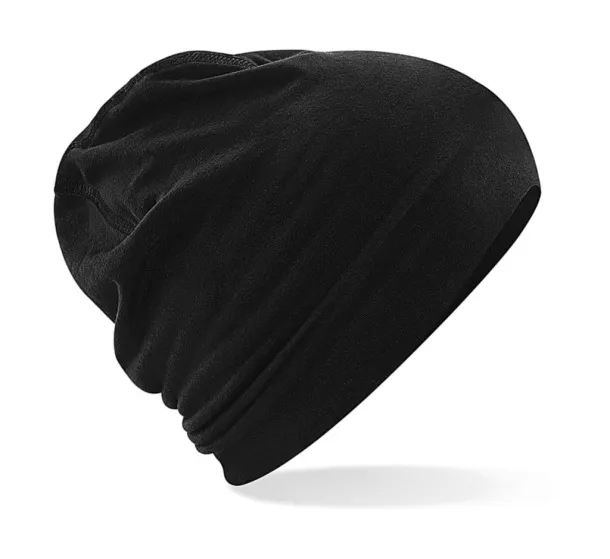  Hemsedal Cotton Beanie - Beechfield Black Black