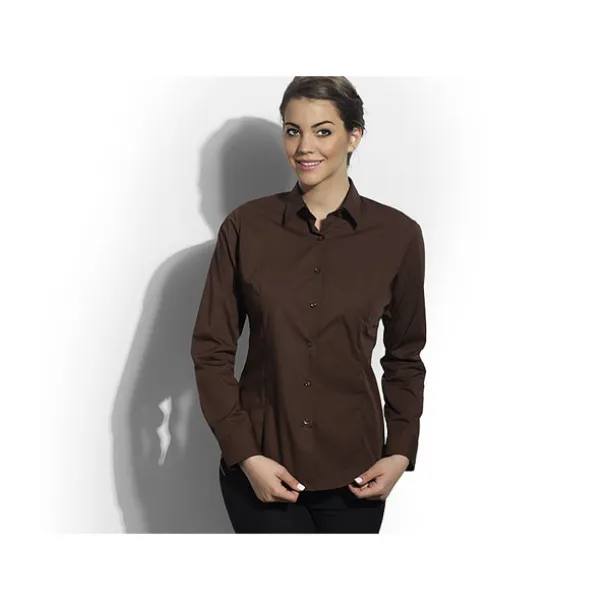 CLUB LSL WOMEN women’s long sleeve shirt - EXPLODE Brown