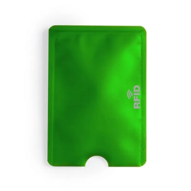  Credit card holder, RFID protection light green