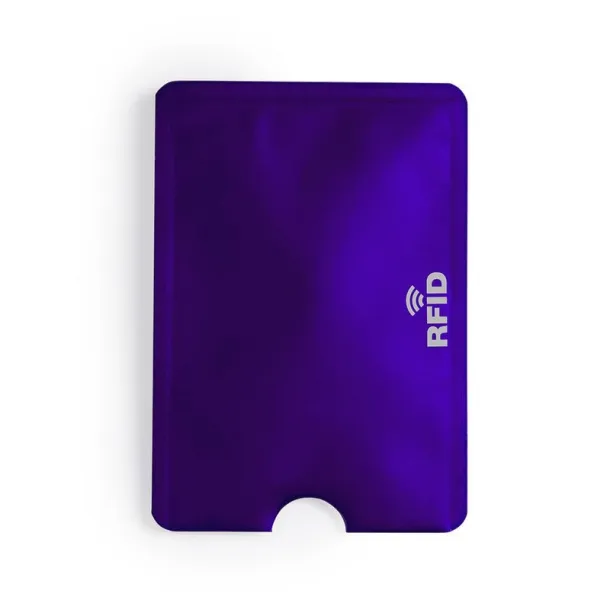  Credit card holder, RFID protection purple