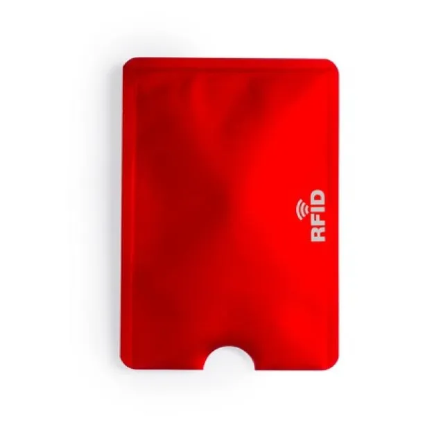  Credit card holder, RFID protection red