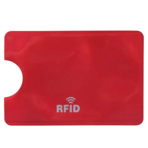  Credit card holder, RFID protection red