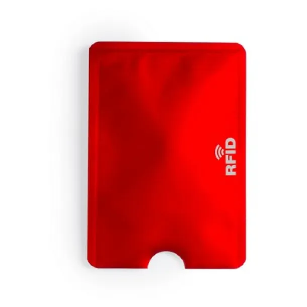  Credit card holder, RFID protection red