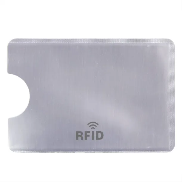  Credit card holder, RFID protection silver