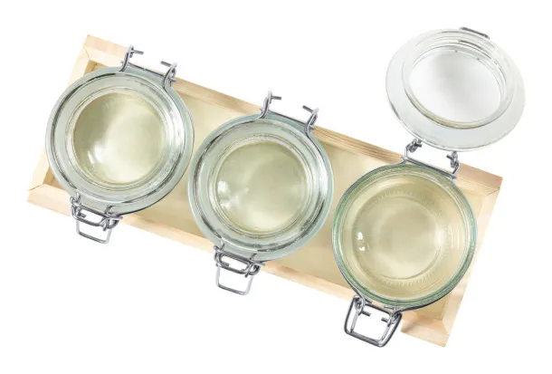 Gaby jar set Transparent Natural