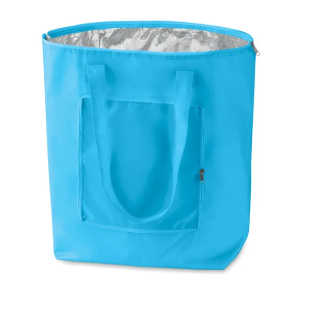 PLICOOL Foldable cooler shopping bag baby blue