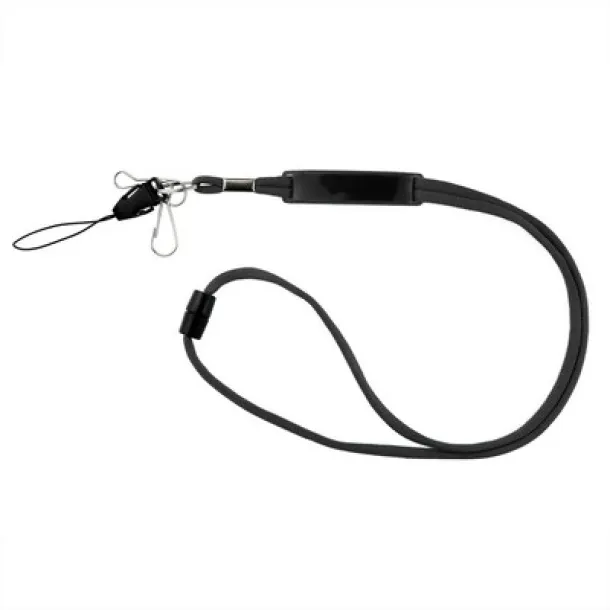  Lanyard with phone hanger black