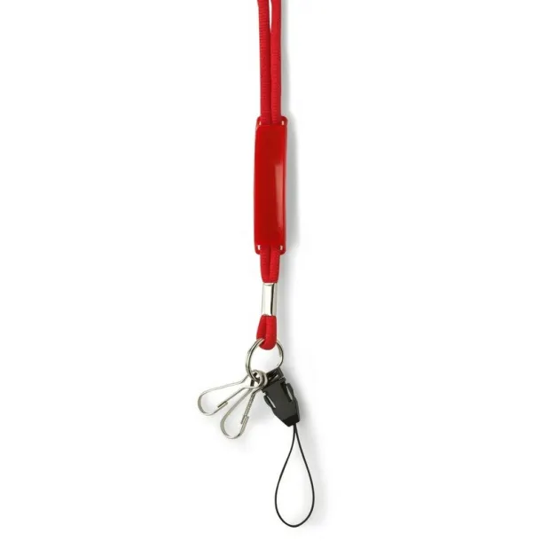  Lanyard with phone hanger red