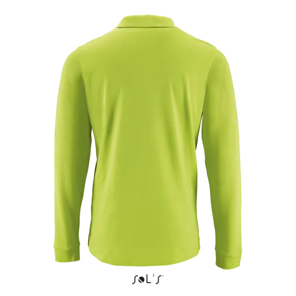  Muška polo pique majica dugih rukava, 180 g/m2 - SOL'S Apple Green