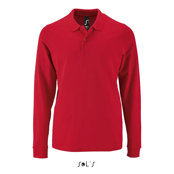  SOL'S PERFECT LSL MEN - LONG-SLEEVE PIQUÉ POLO SHIRT - SOL'S Red