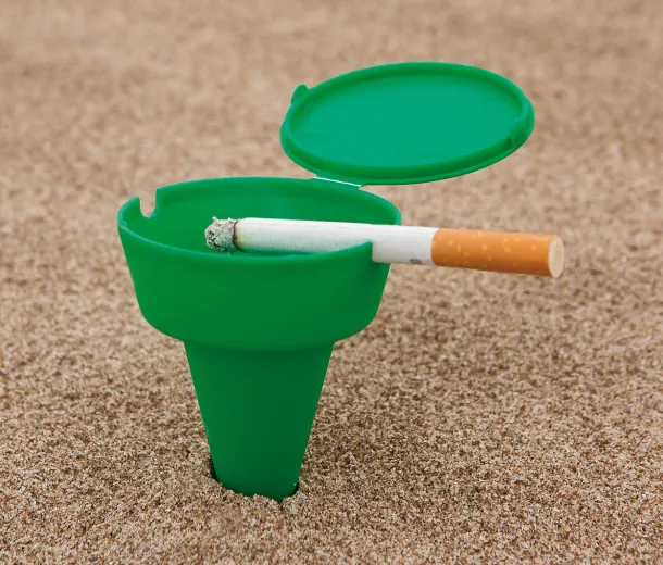 Cleansand beach ashtray Green