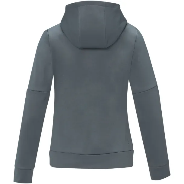 Sayan women's half zip anorak hooded sweater - Elevate Life Steel grey