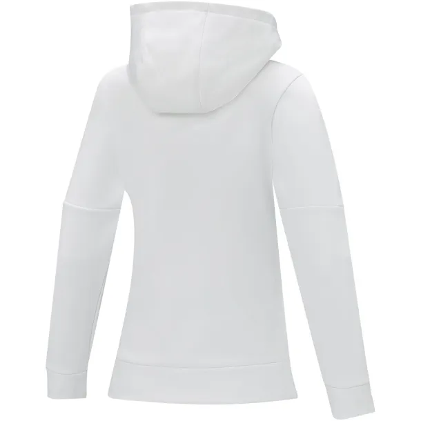 Sayan women's half zip anorak hooded sweater - Elevate Life White