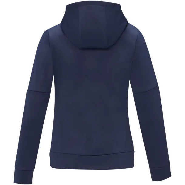 Sayan women's half zip anorak hooded sweater - Elevate Life Navy Blue